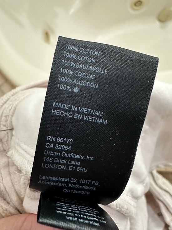 BDG Urban Outfitters Light Tan High Rise Baggy Wide Leg Corduroy Pants Size 27 - Picture 10 of 13